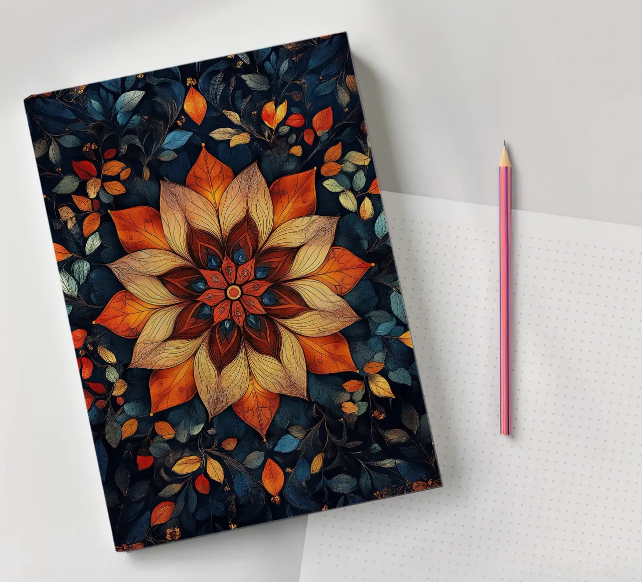 William Morris "Textile Tales: The Morris Pattern Collection notebook by Nikis Art Studio