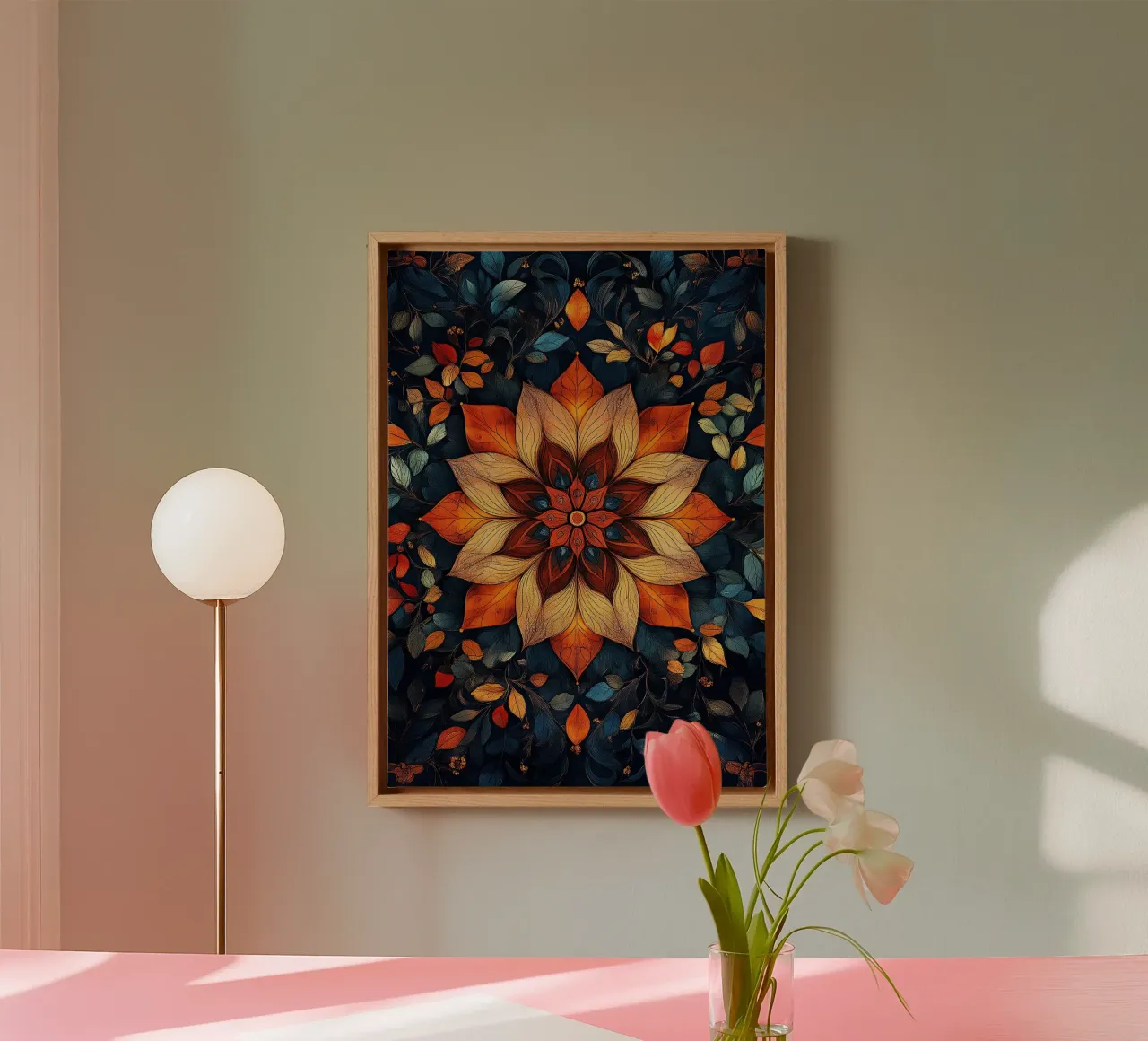William Morris "Textile Tales: The Morris Pattern Collection tela con Cornice a cassetta da Nikis Art Studio