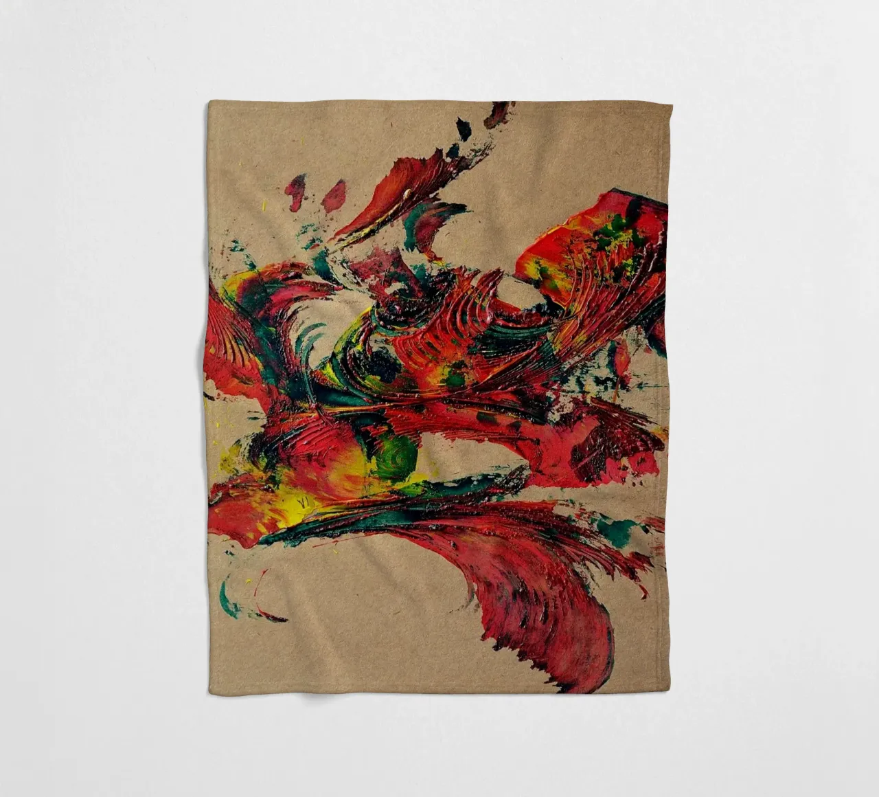 NATURAL STYLE 2 coperta in pile da Thierry Vobmann Abstract painting