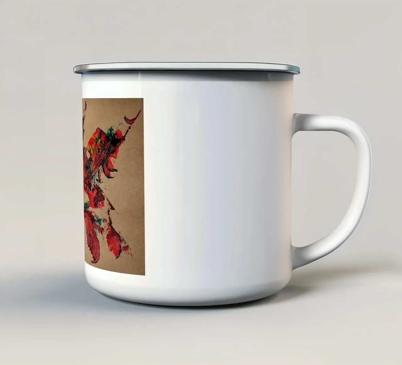 NATURAL STYLE 2 tazza in smalto da Thierry Vobmann Abstract painting