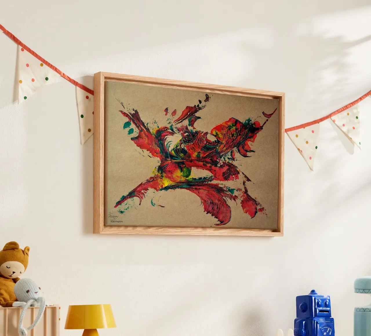 NATURAL STYLE 2 tela con Cornice a cassetta da Thierry Vobmann Abstract painting