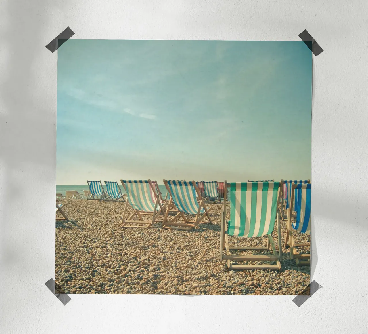 Vue sur la mer poster de Cassia Beck Photography