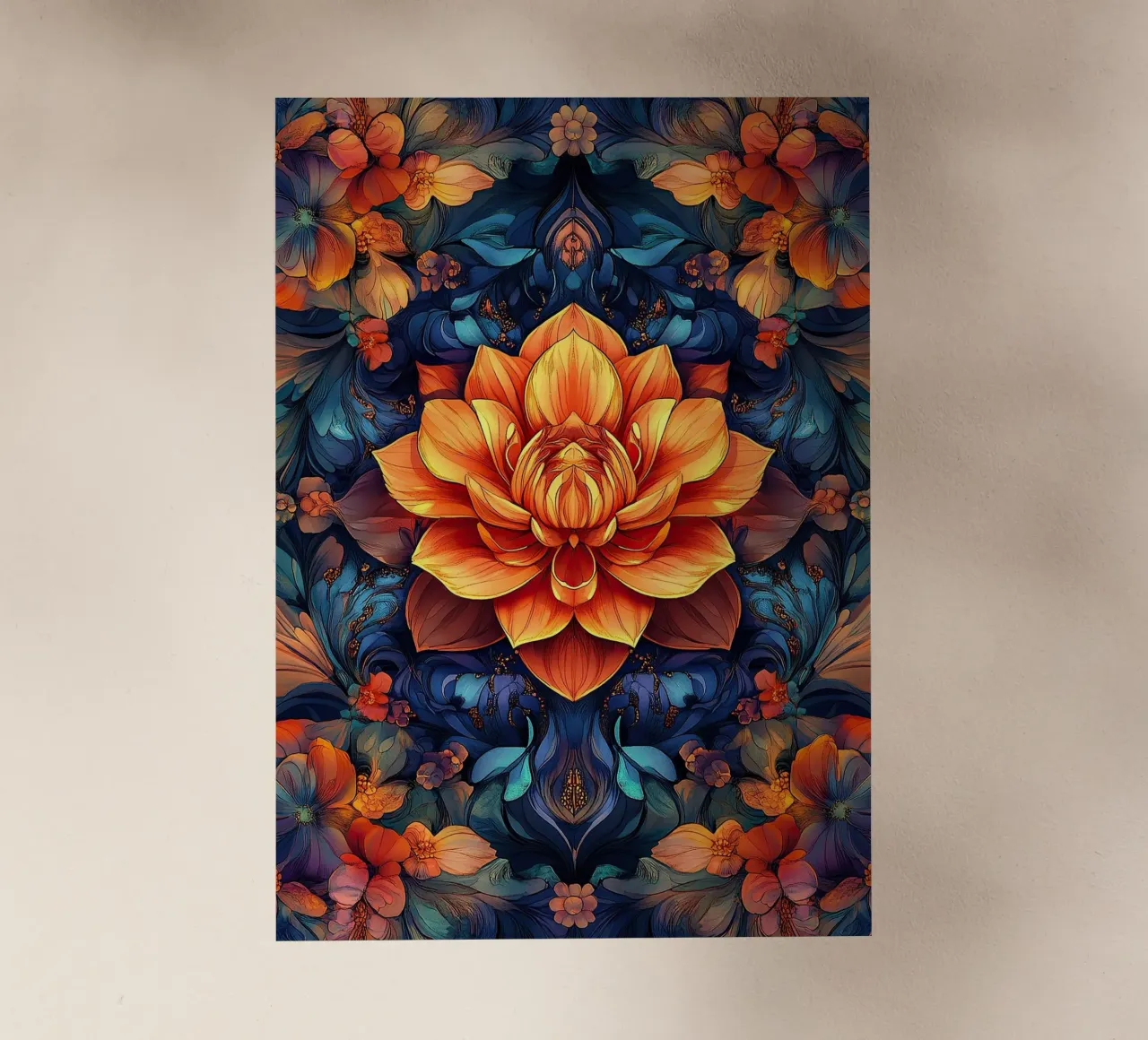 William Morris "Lotus" pellicola backlit da Nikis Art Studio