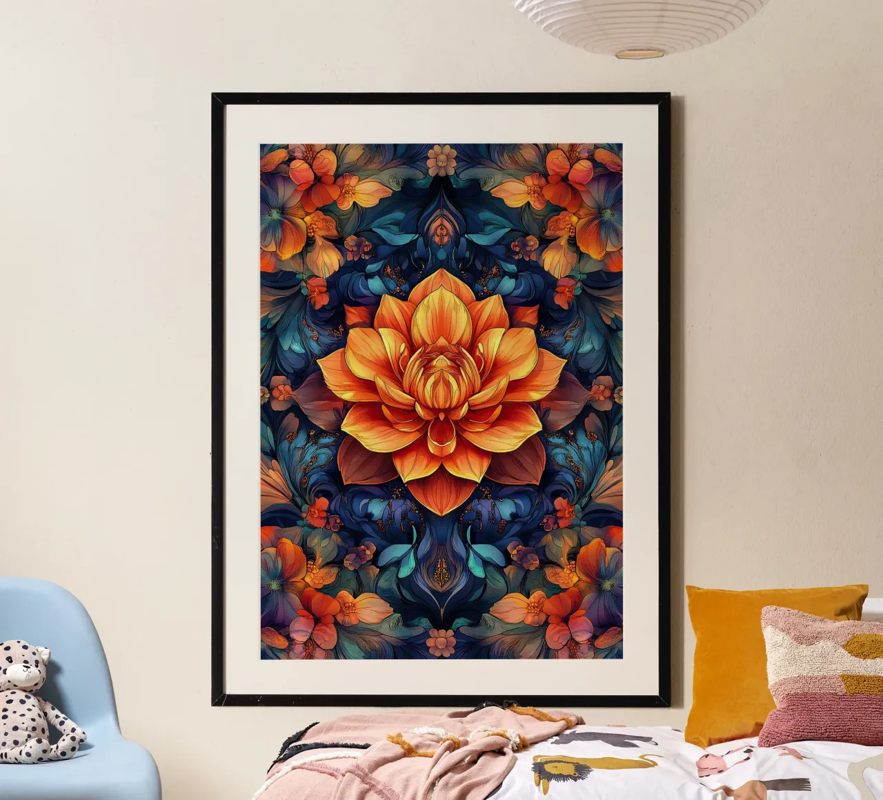 William Morris "Lotus" carta hahnemühle da Nikis Art Studio