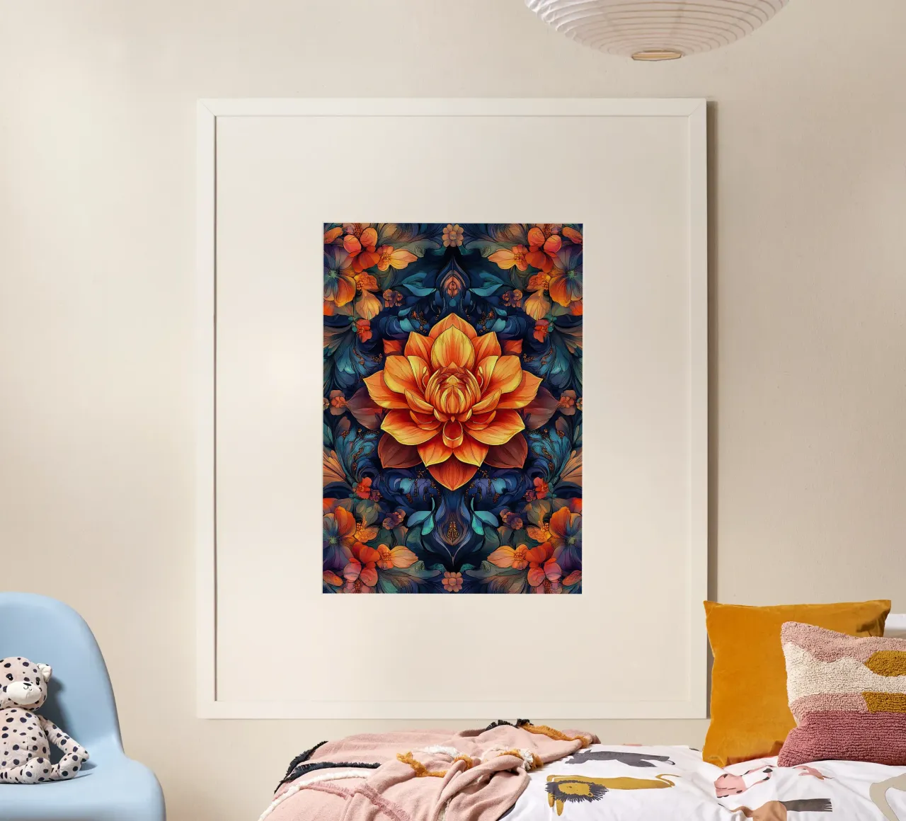 William Morris "Lotus" carta hahnemühle da Nikis Art Studio
