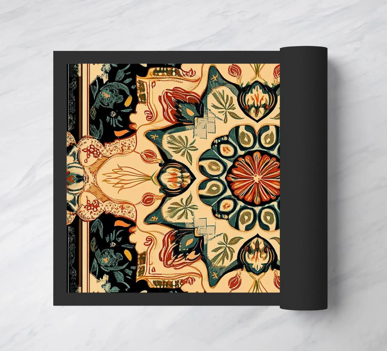 William Morris "Ornate Serenity: The Timeless Designs of Mor felpudo de Nikis Art Studio