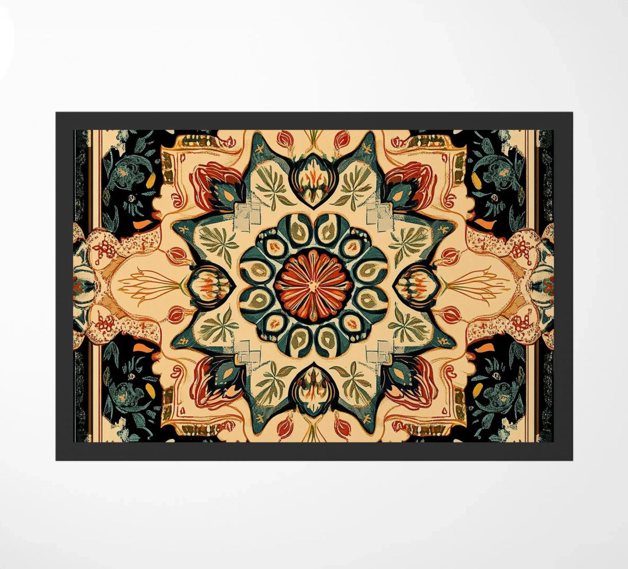 William Morris "Ornate Serenity: The Timeless Designs of Mor felpudo de Nikis Art Studio