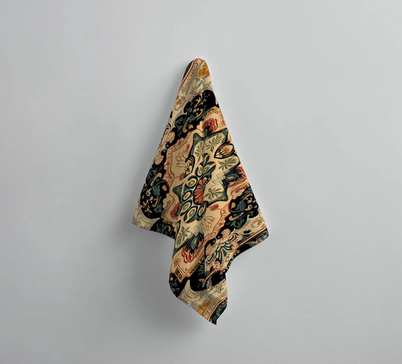 William Morris "Ornate Serenity: The Timeless Designs of Mor toalla de baño de Nikis Art Studio