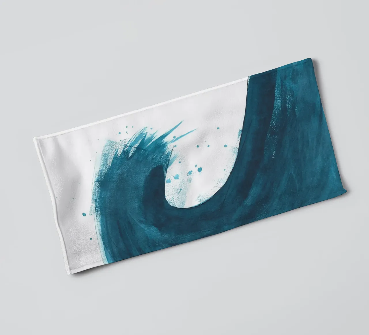 Dalprem Kaur Art - A life Wave towel by The Artcircle