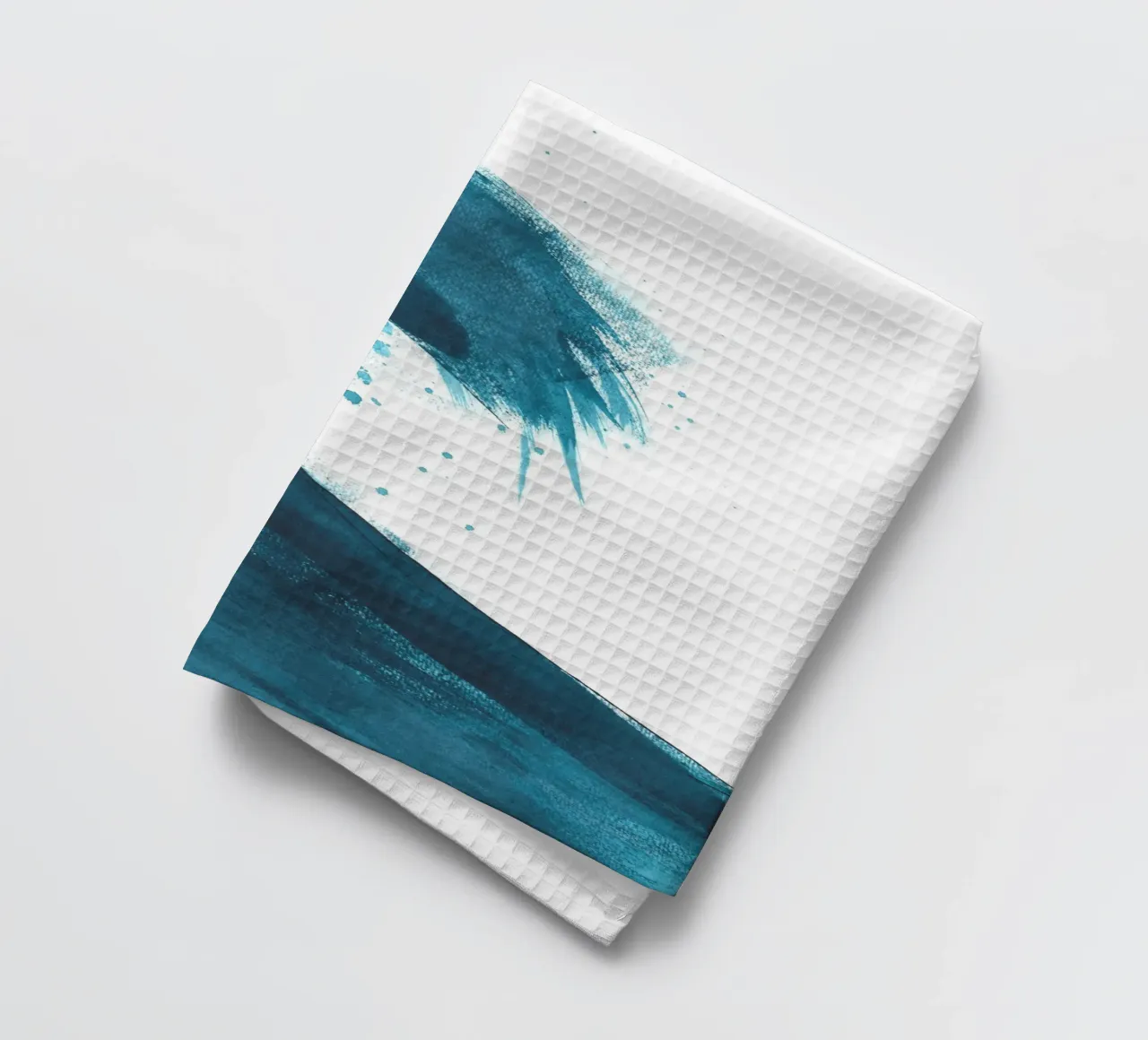 Dalprem Kaur Art - Une vague de vie torchon de The Artcircle