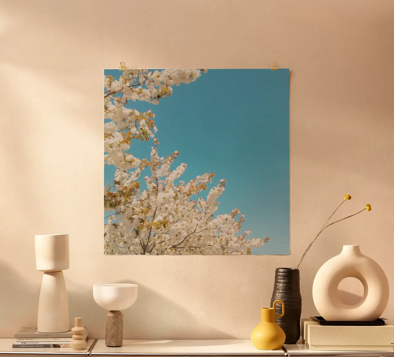 Bloemengolf poster van Cassia Beck Photography