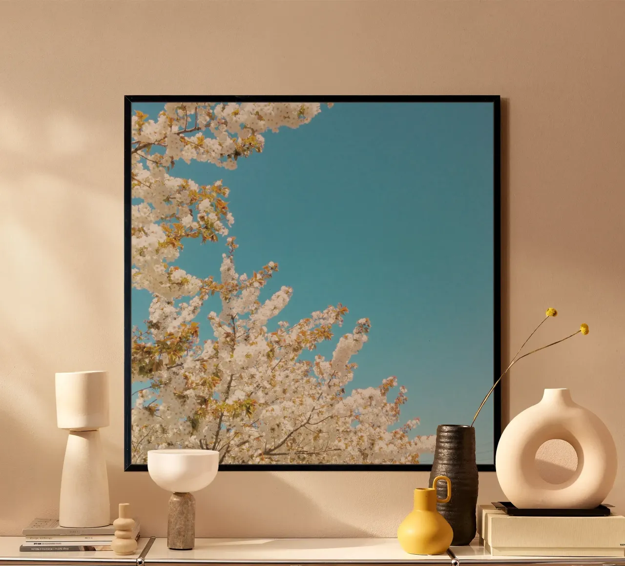 Bloemengolf poster van Cassia Beck Photography