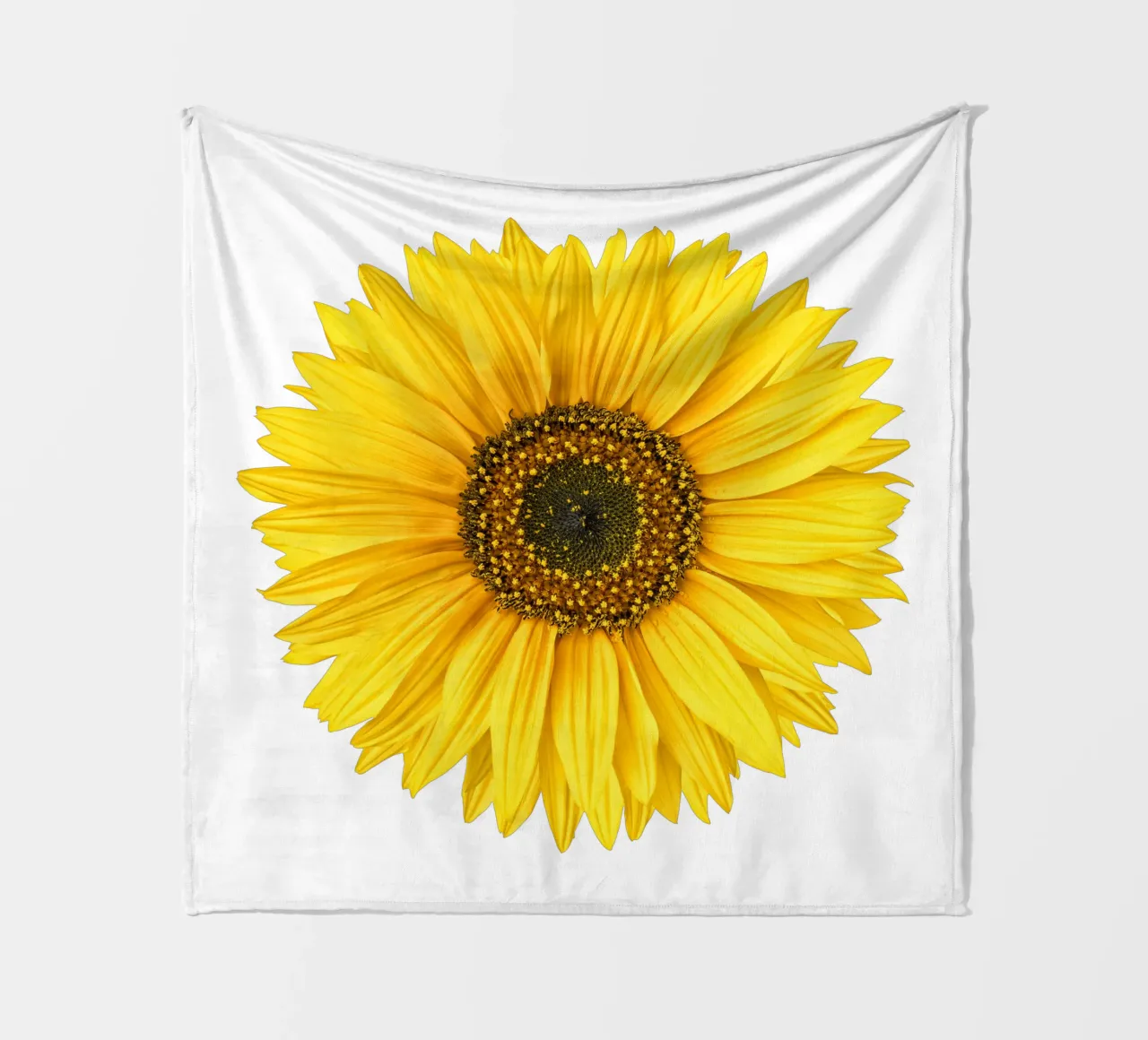 Sonnenblume Fleecedecke von Curious Collections by Marielle Leenders