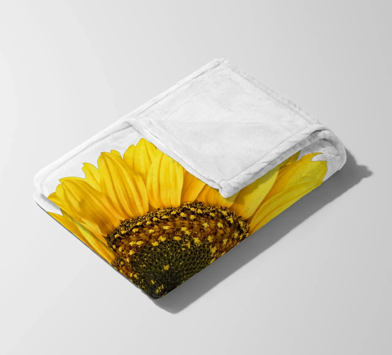 Sonnenblume Fleecedecke von Curious Collections by Marielle Leenders