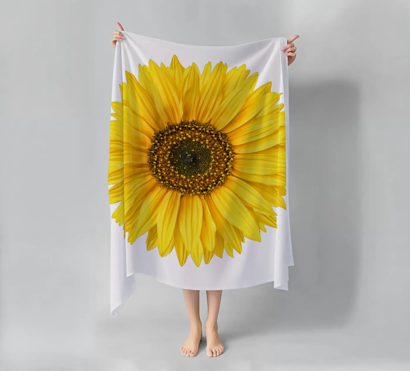 Sunflower strandhanddoek van Curious Collections by Marielle Leenders