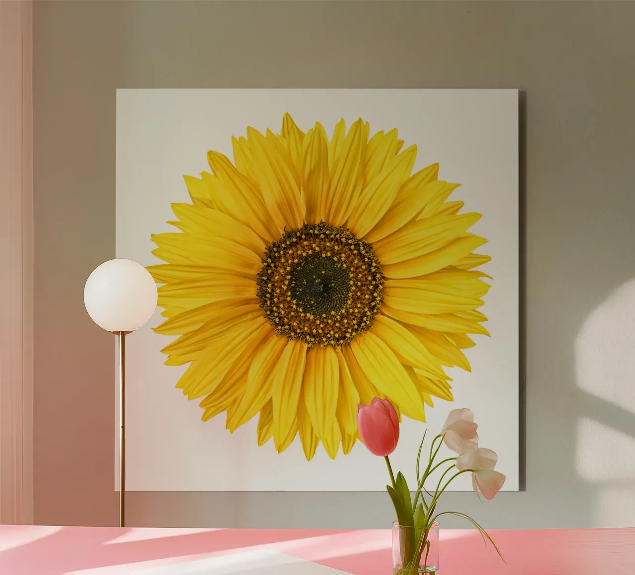 Sunflower forex plate by Curious Collections by Marielle Leenders