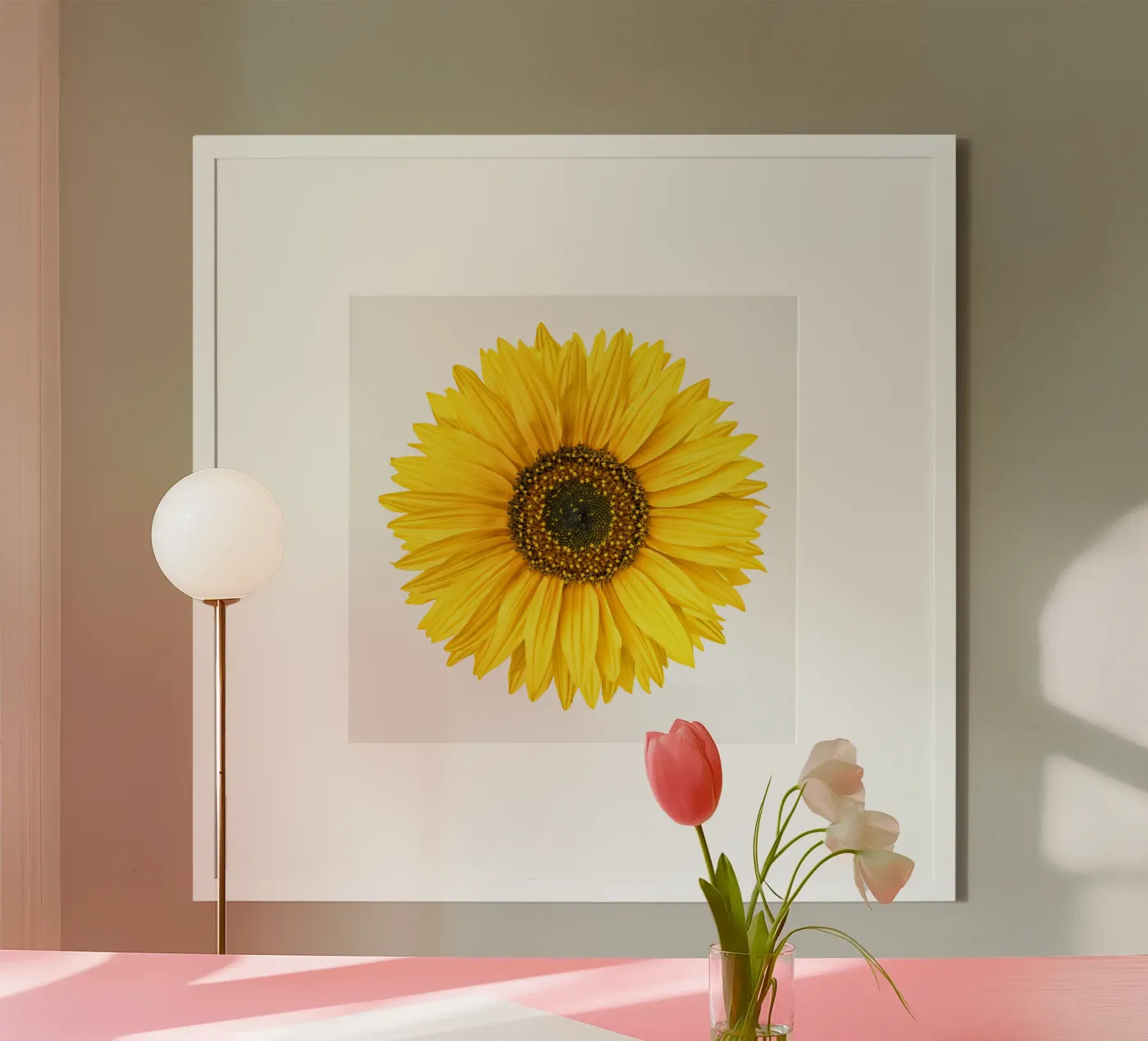 Sunflower poster van Curious Collections by Marielle Leenders