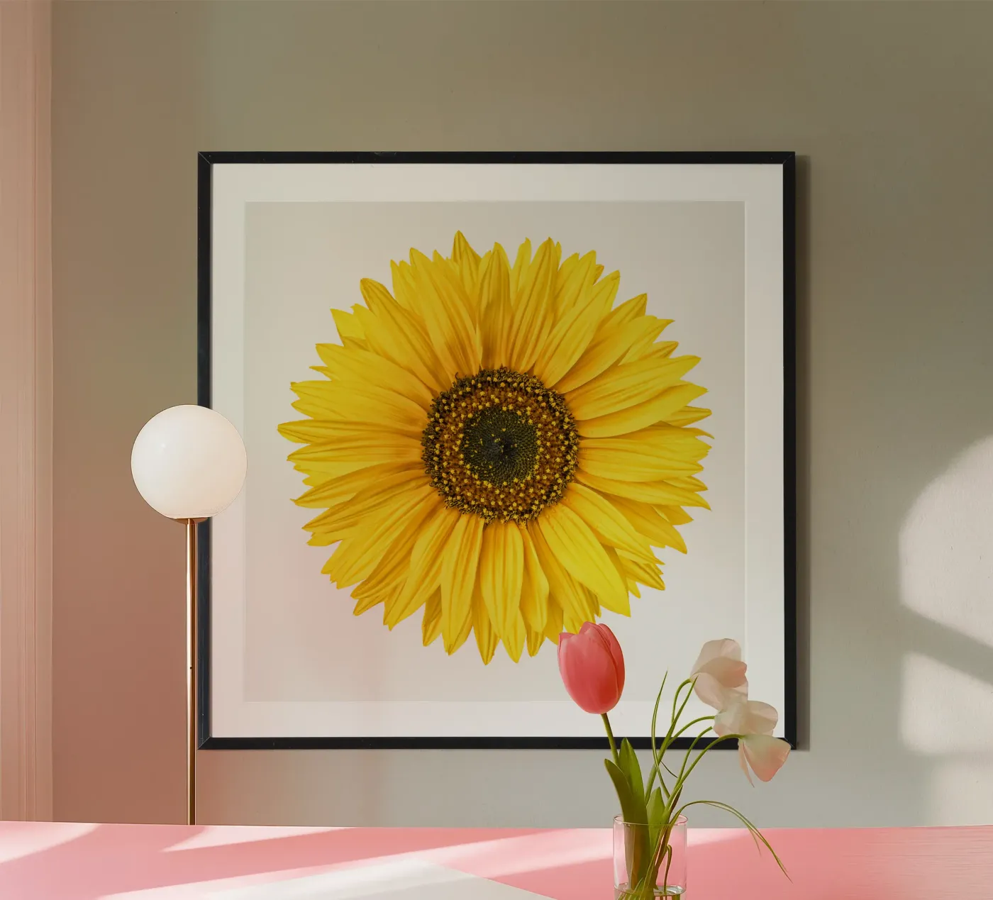 Sunflower poster van Curious Collections by Marielle Leenders
