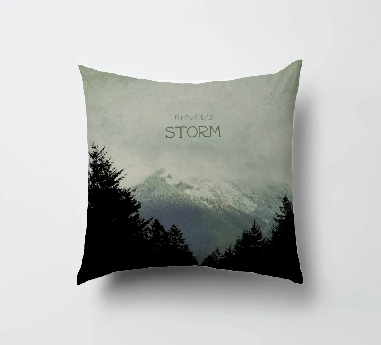 Brave the Storm Kissen von Robin Delean