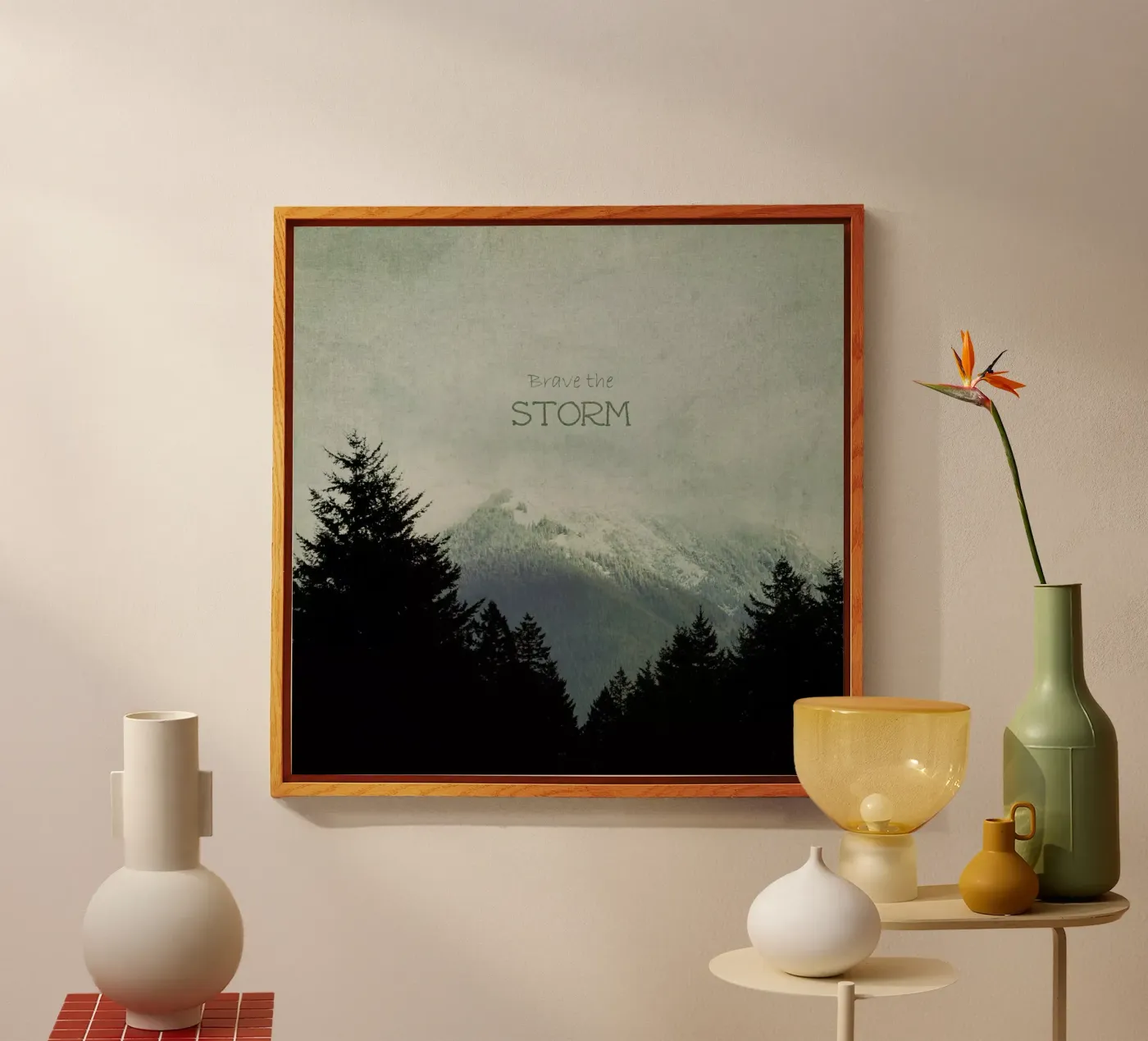 Brave the Storm plexiglass da Robin Delean