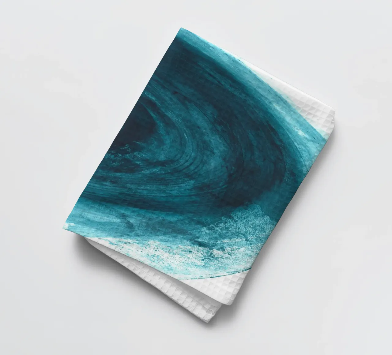 Dalprem Kaur Art - A Wave moves torchon de The Artcircle