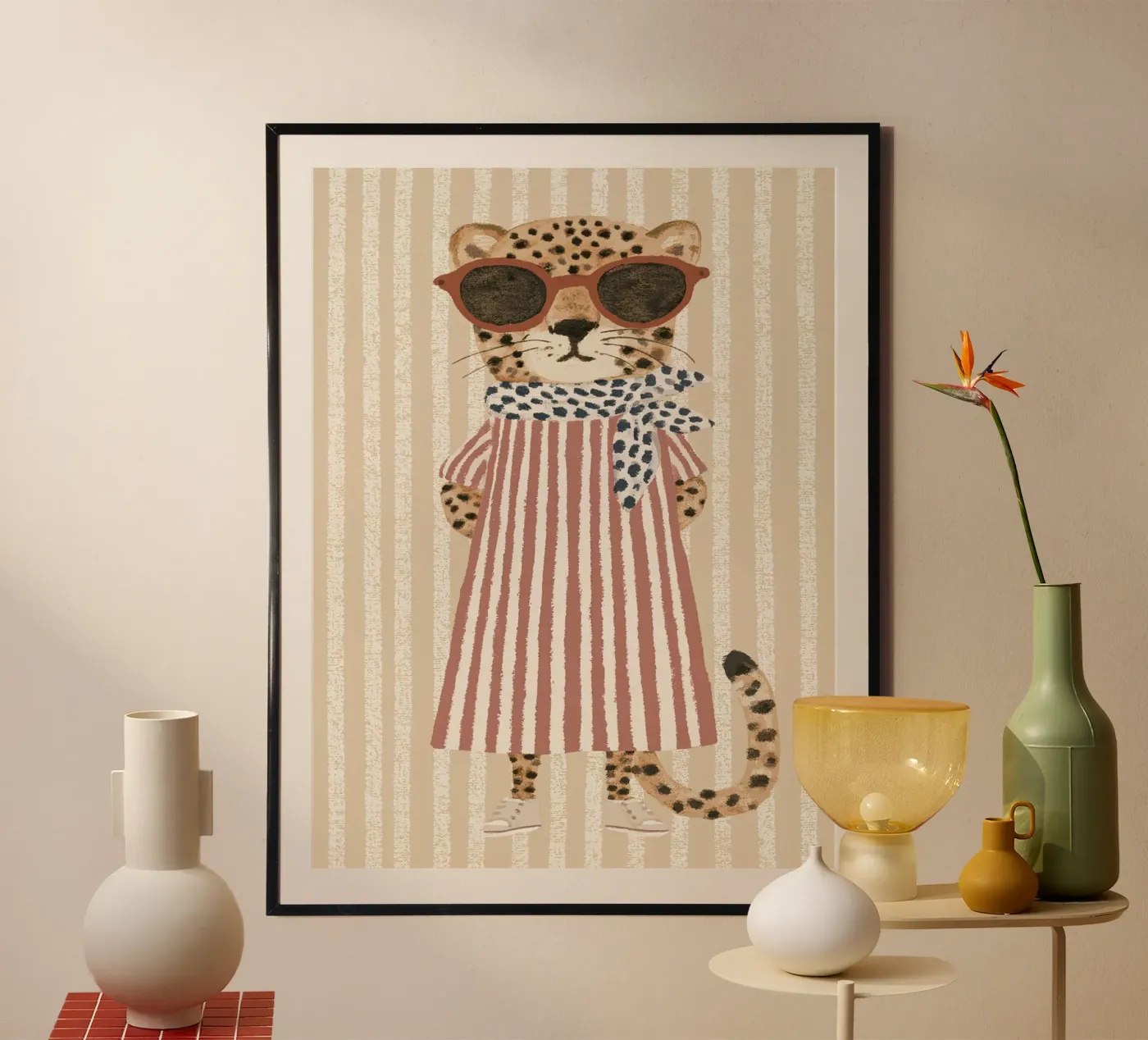 Léopard chic poster de Aimee