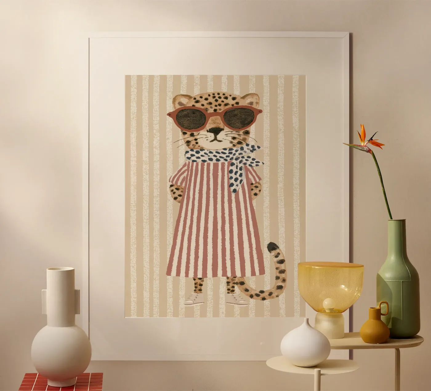 Léopard chic poster de Aimee