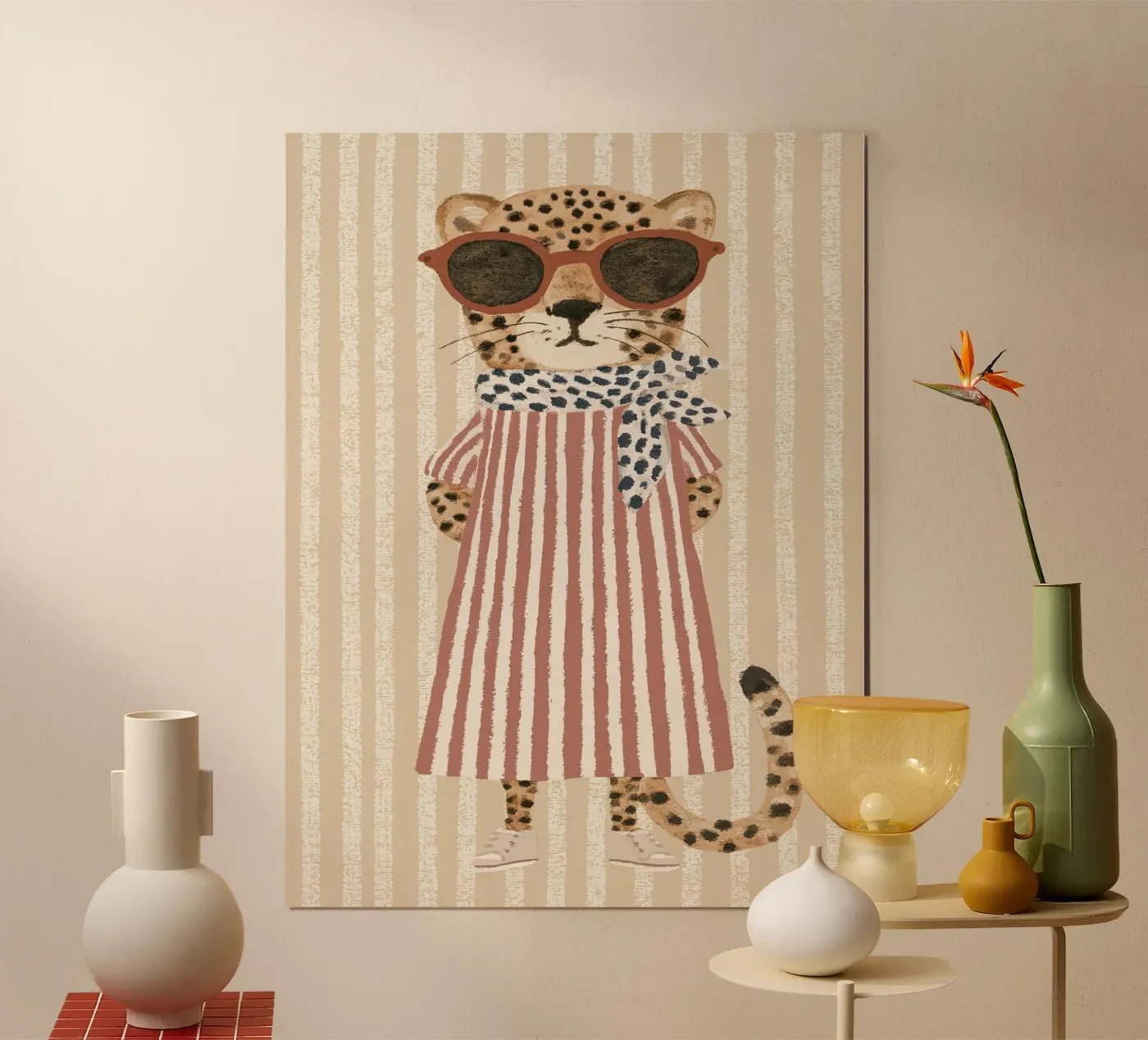 Léopard chic poster de Aimee