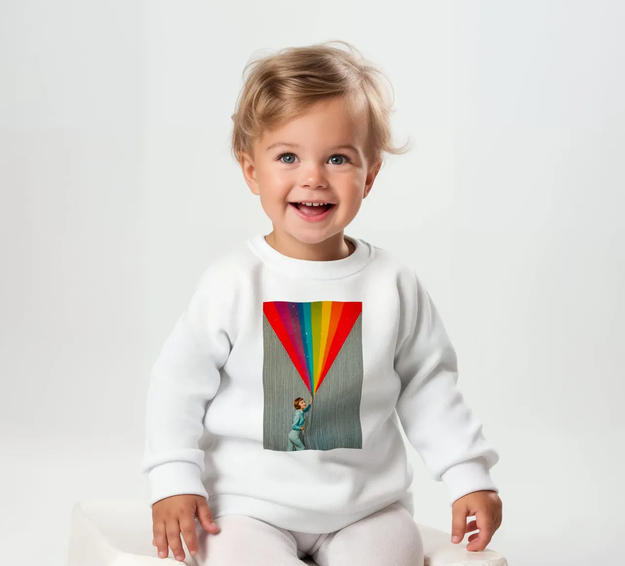 Mostrami l'arcobaleno felpa neonato da Studio Mooodz