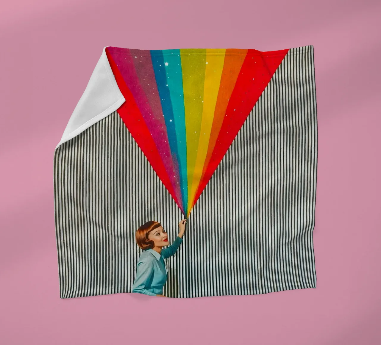 Mostrami l'arcobaleno coperta in pile da Studio Mooodz