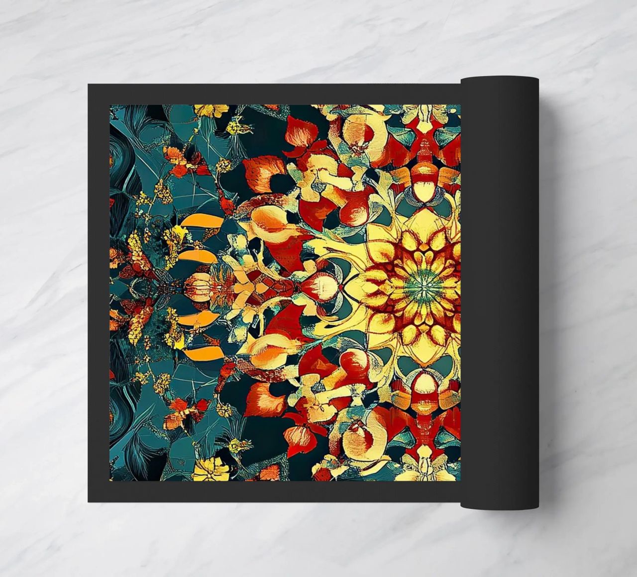 William Morris "Whispers of the Wild: A Morris Perspective" felpudo de Nikis Art Studio