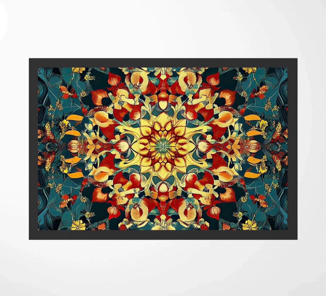 William Morris "Whispers of the Wild: A Morris Perspective" felpudo de Nikis Art Studio