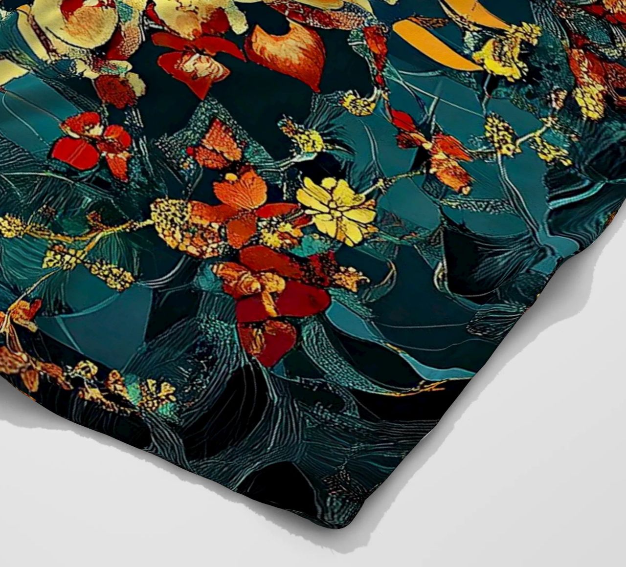 William Morris "Whispers of the Wild: A Morris Perspective" coperta in pile da Nikis Art Studio