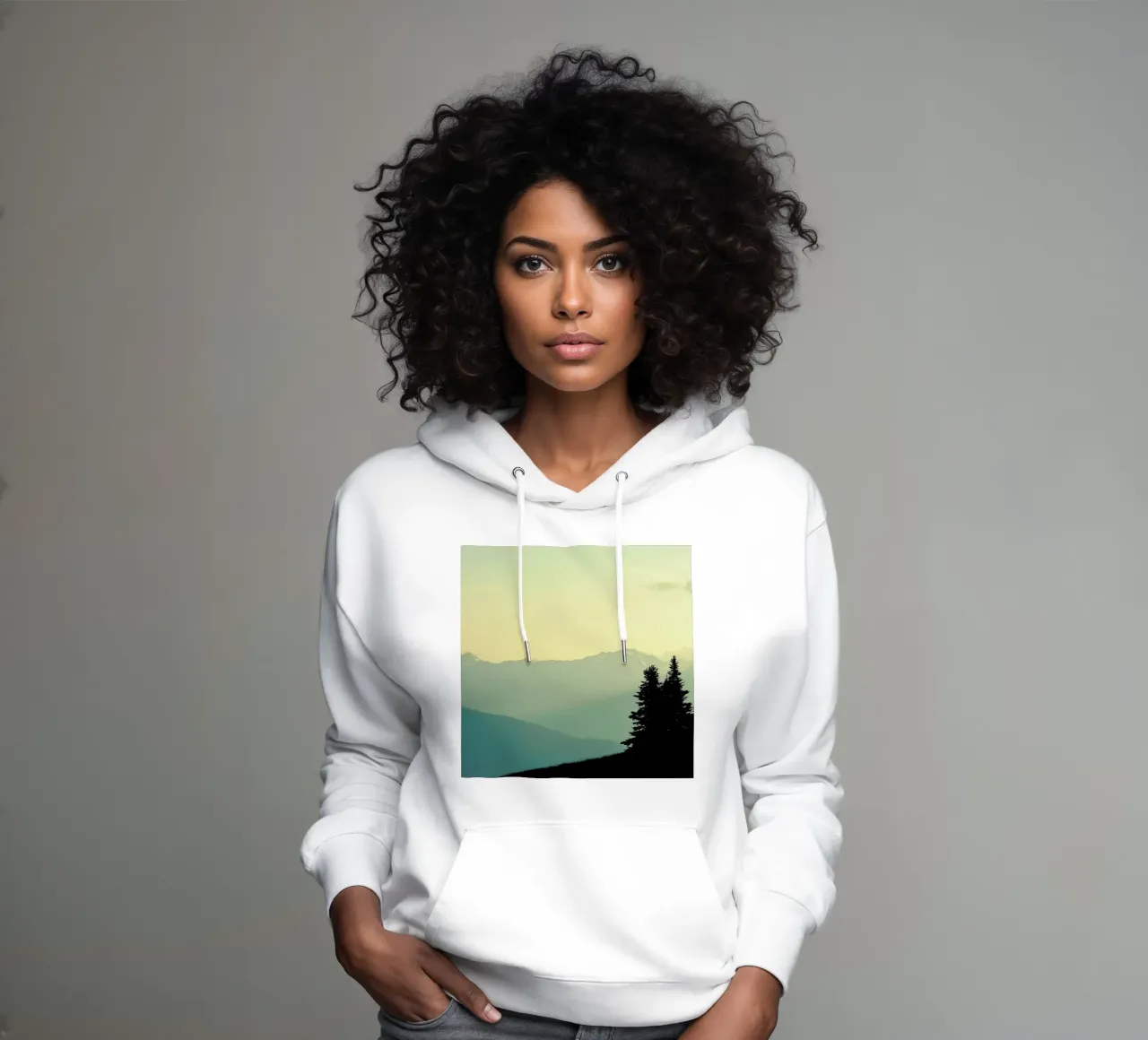 What A Wonderful World hoodie by Robin Delean