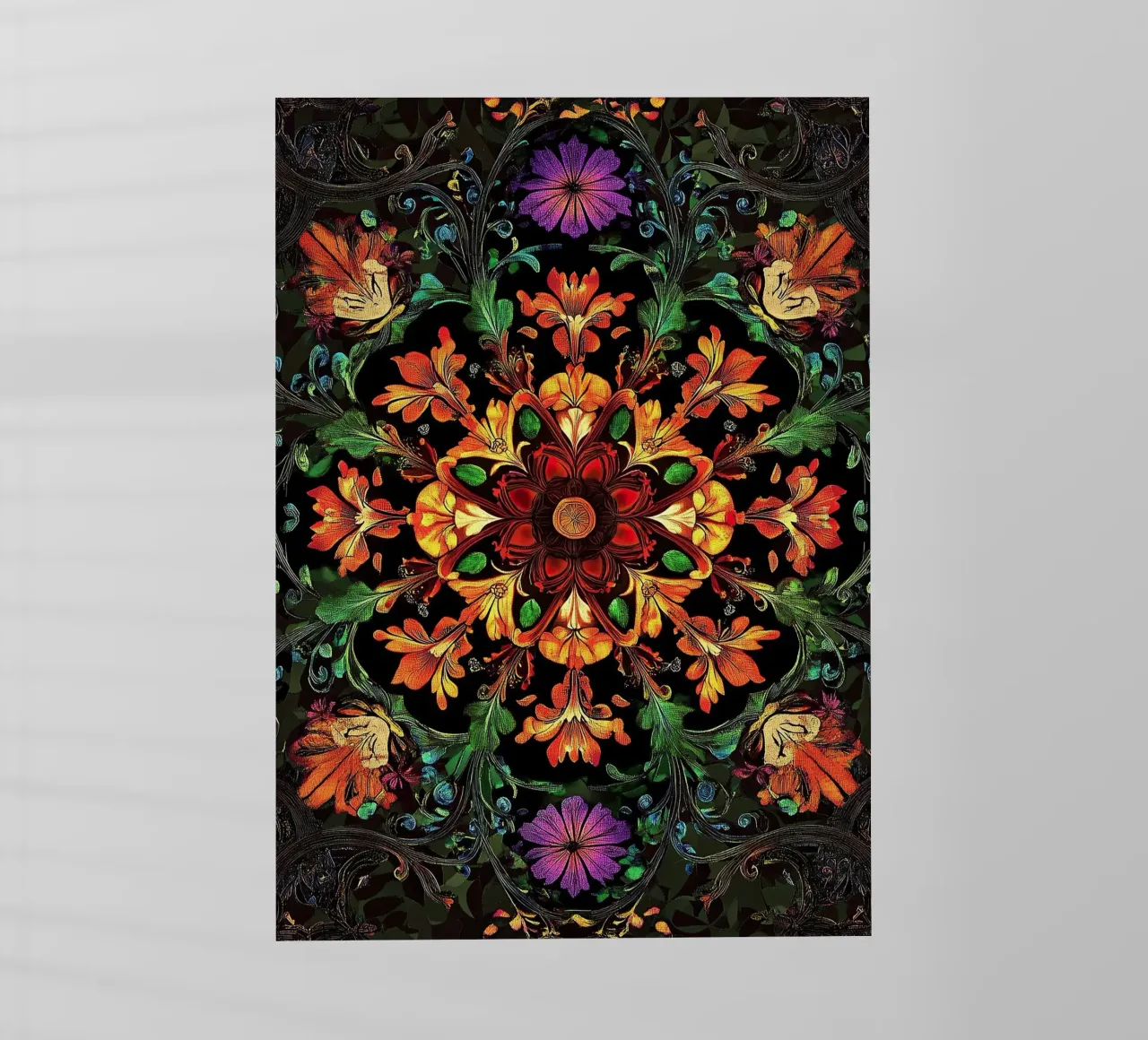 William Morris "The Floral Narrative: Telling Stories with M pellicola backlit da Nikis Art Studio