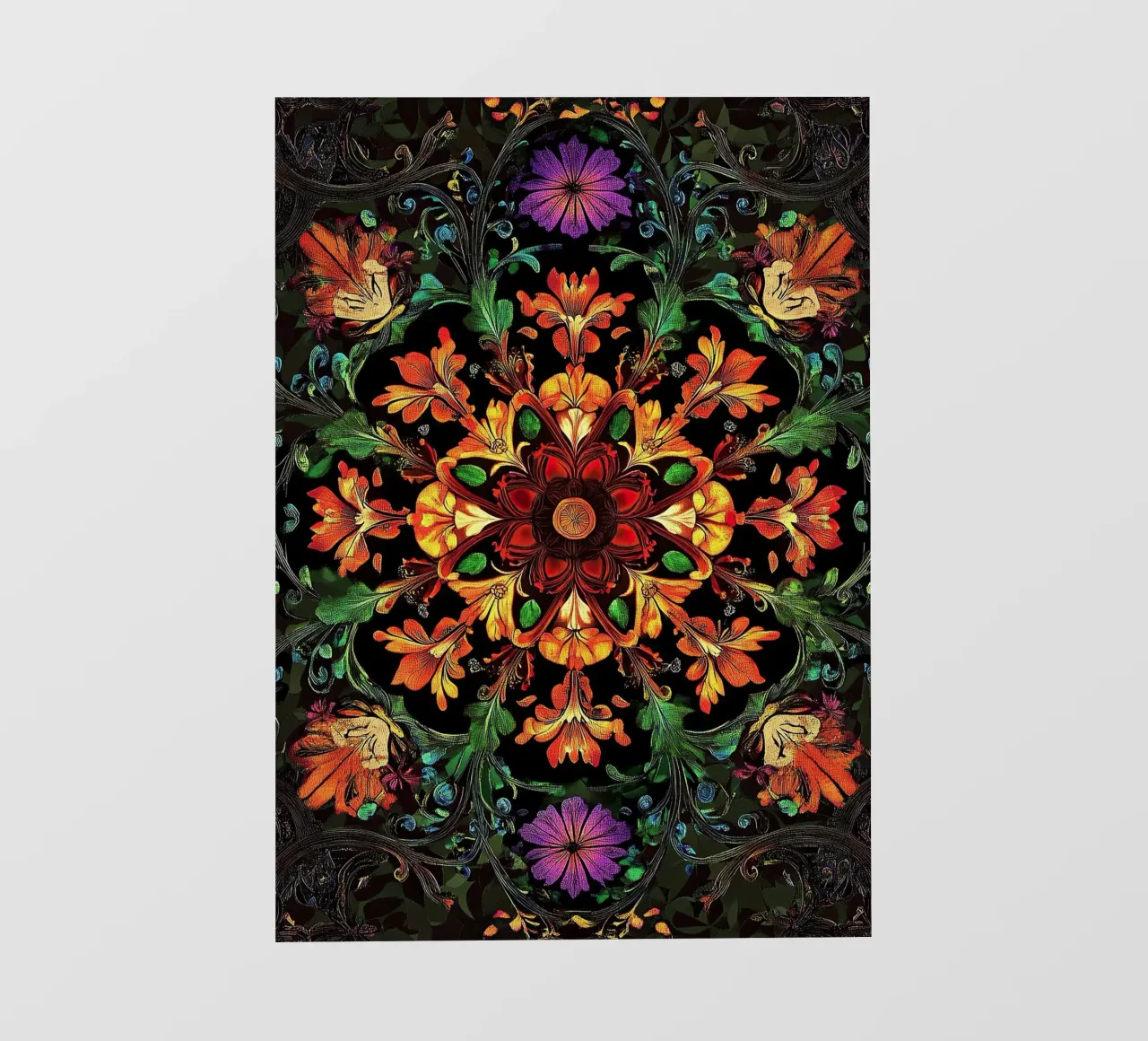 William Morris "The Floral Narrative: Telling Stories with M pellicola backlit da Nikis Art Studio