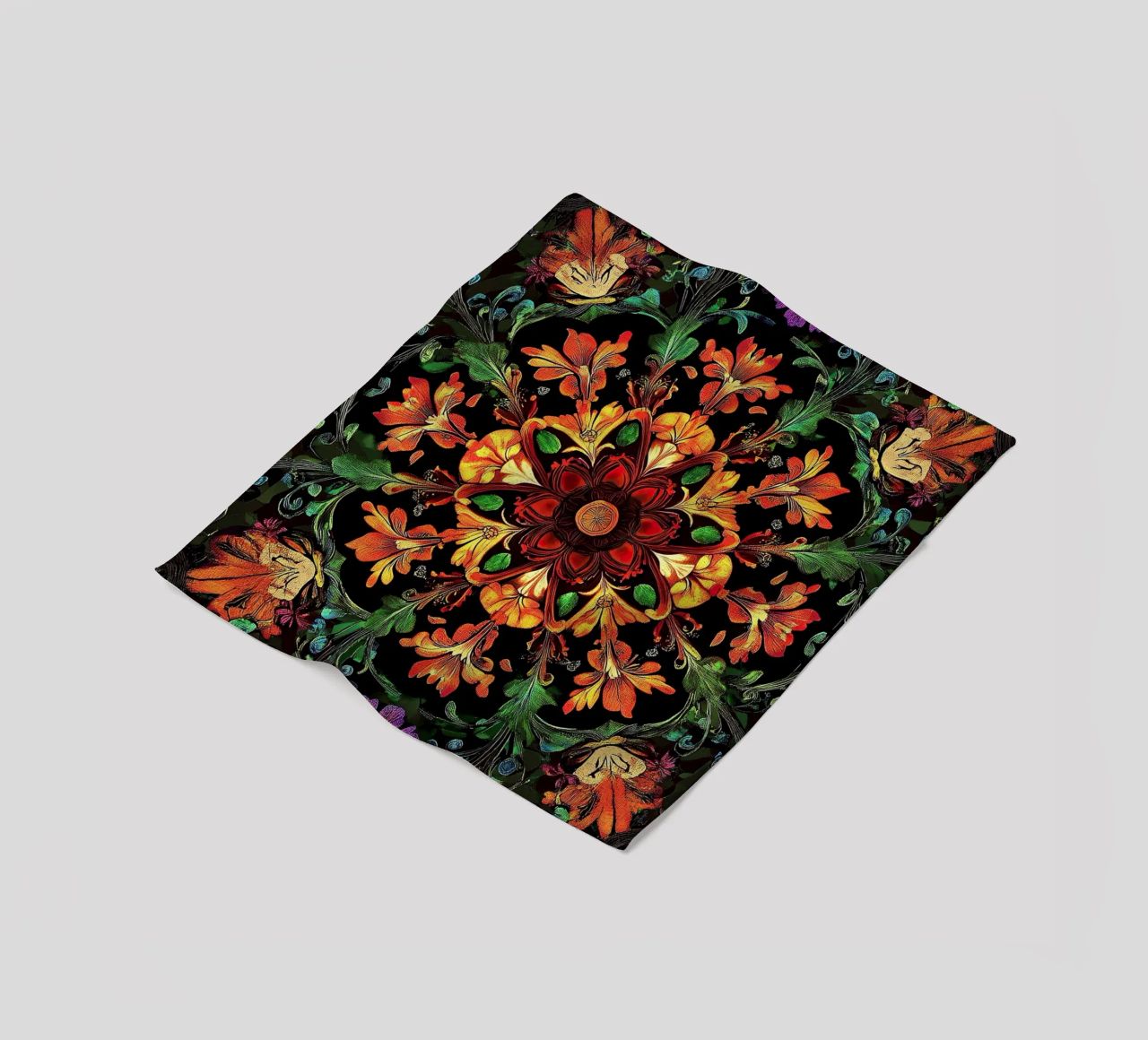William Morris "The Floral Narrative: Telling Stories with M coperta in pile da Nikis Art Studio
