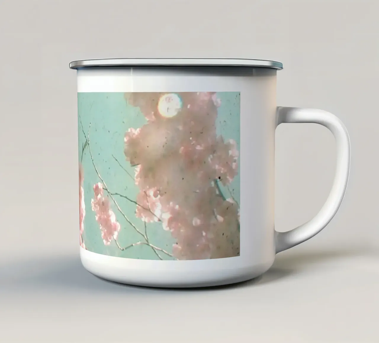 Sole nebbioso tazza in smalto da Cassia Beck Photography