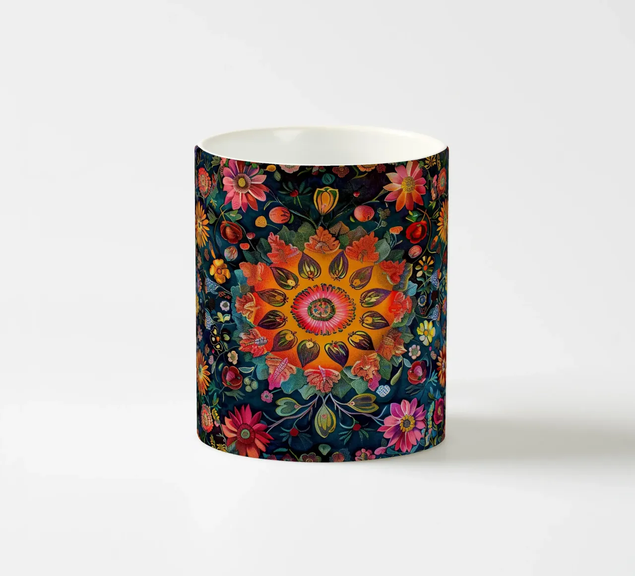 William Morris "Intricate Inspirations: The World of William taza de cerámica de Nikis Art Studio