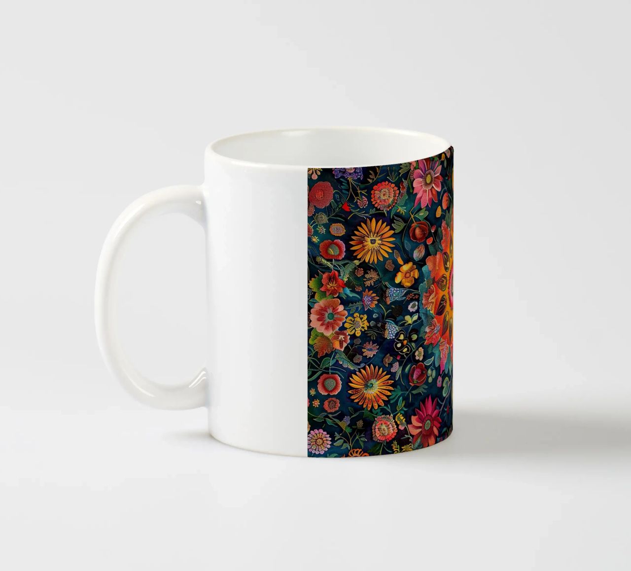 William Morris "Intricate Inspirations: The World of William tazza in ceramica da Nikis Art Studio