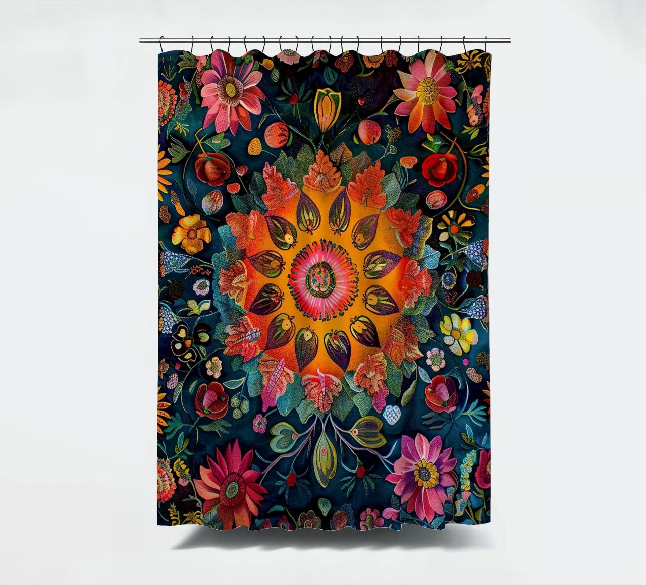 William Morris "Intricate Inspirations: The World of William tenda da doccia da Nikis Art Studio