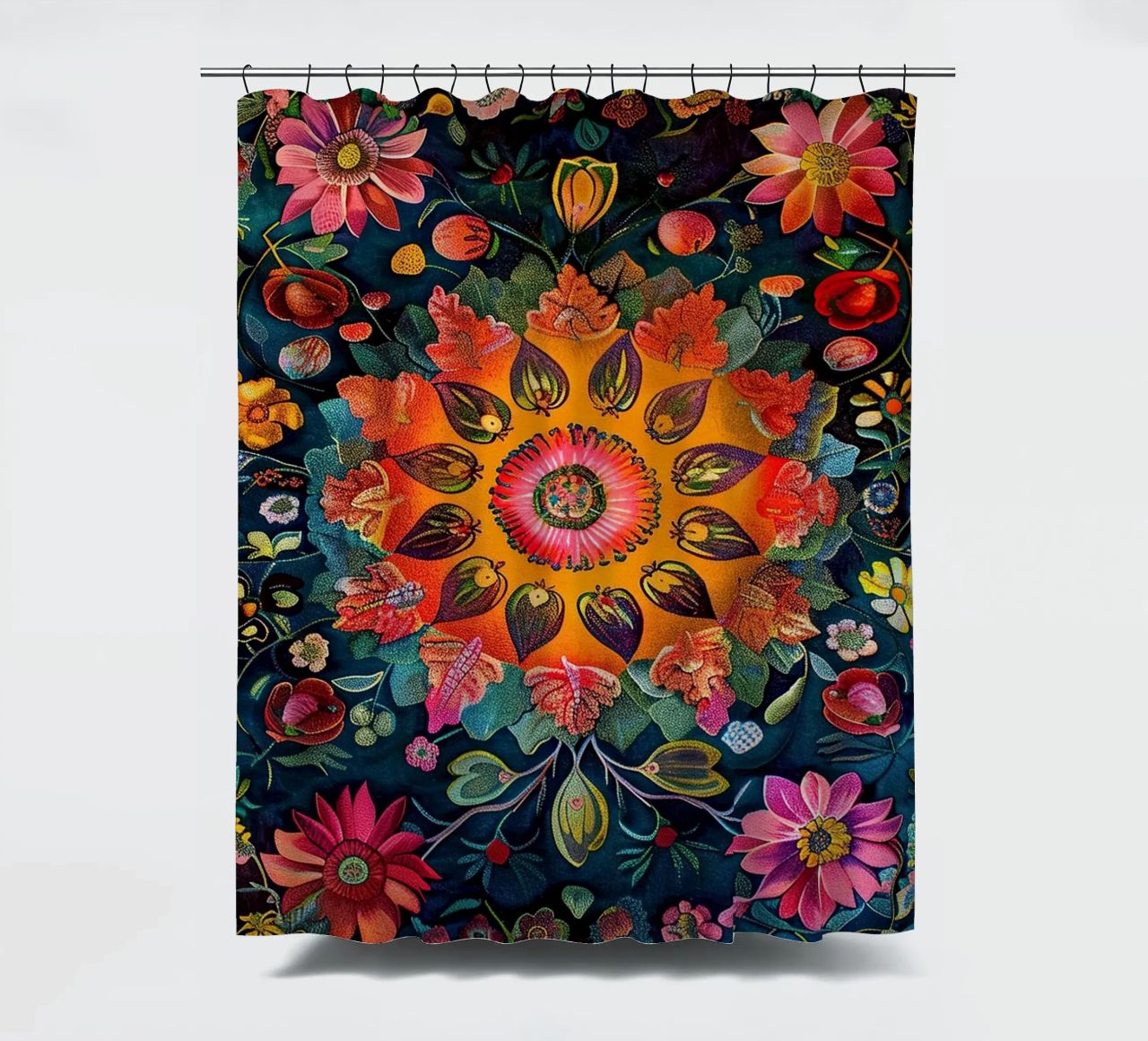 William Morris "Intricate Inspirations: The World of William tenda da doccia da Nikis Art Studio