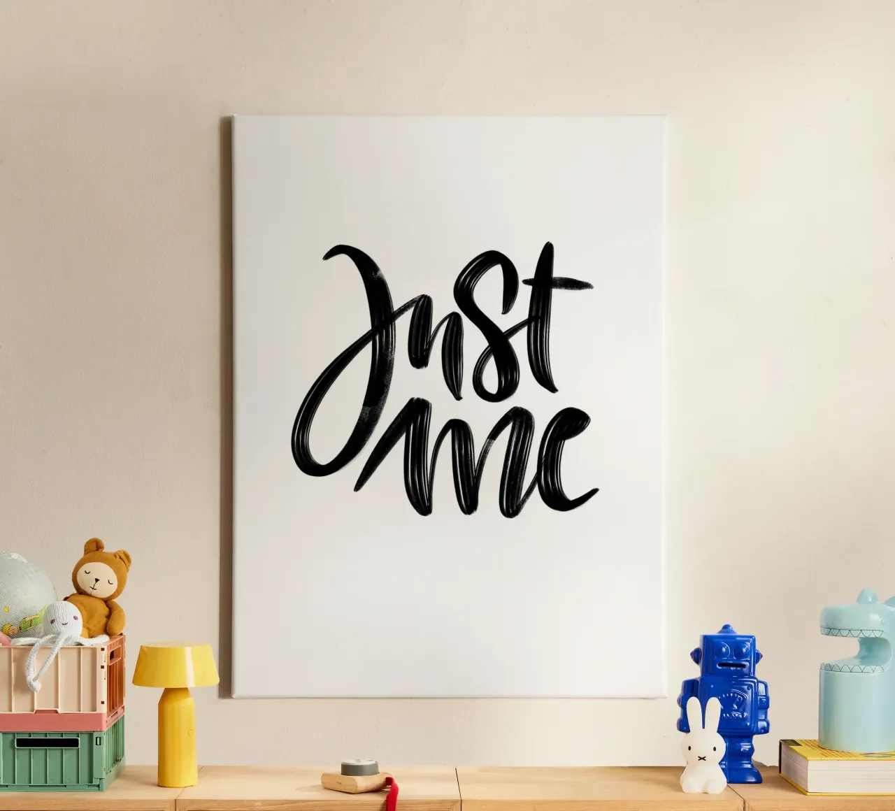 just me canvas met Baklijst van julianas.letterei
