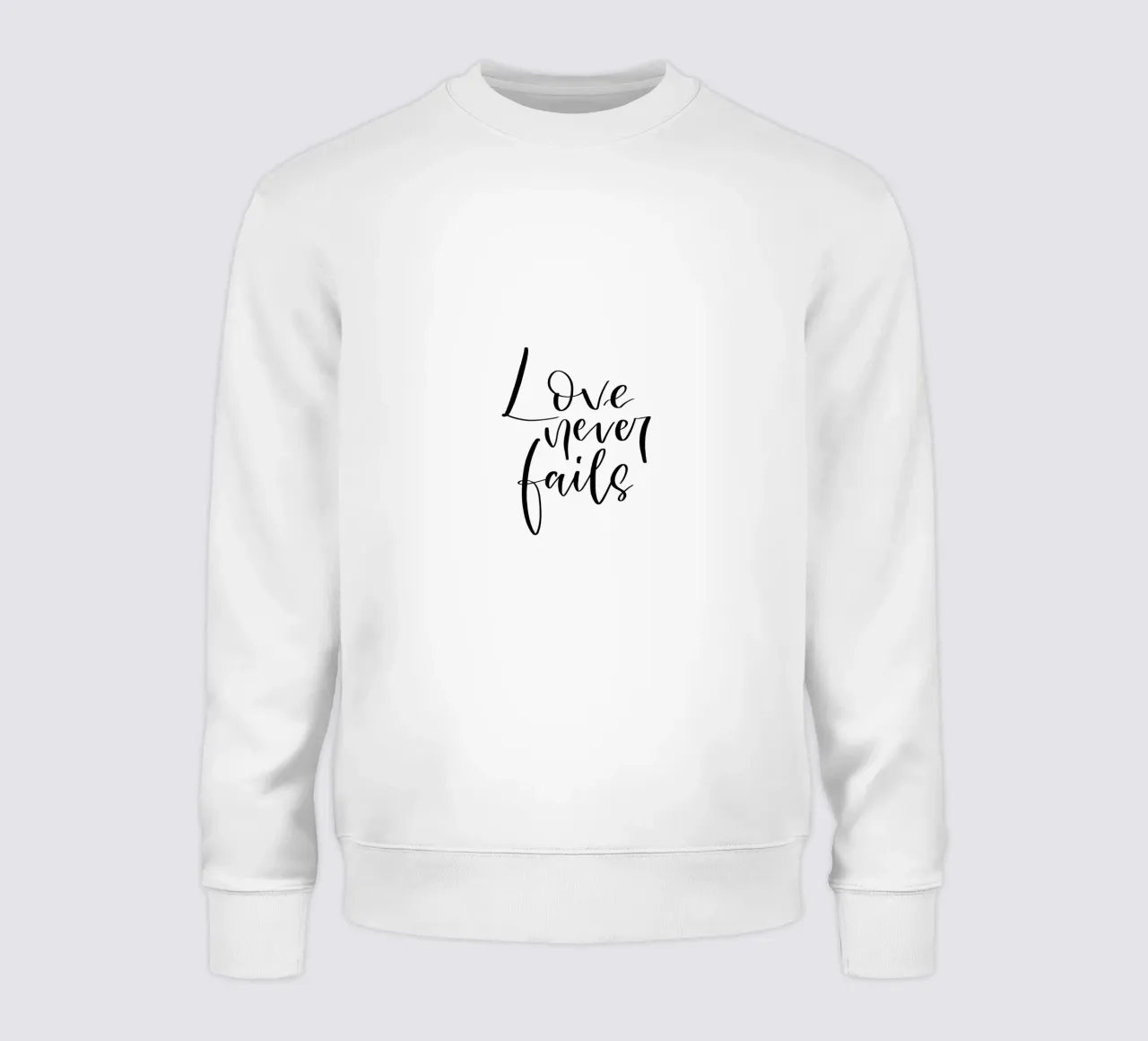 Love never fails felpa da julianas.letterei