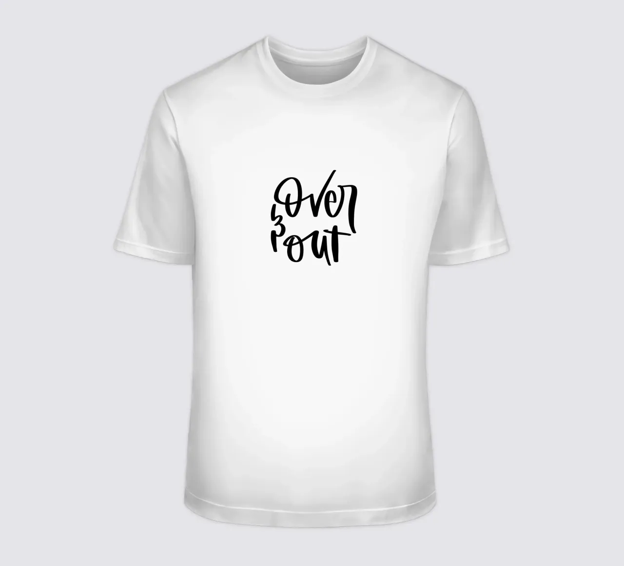 over & out t-shirt da julianas.letterei