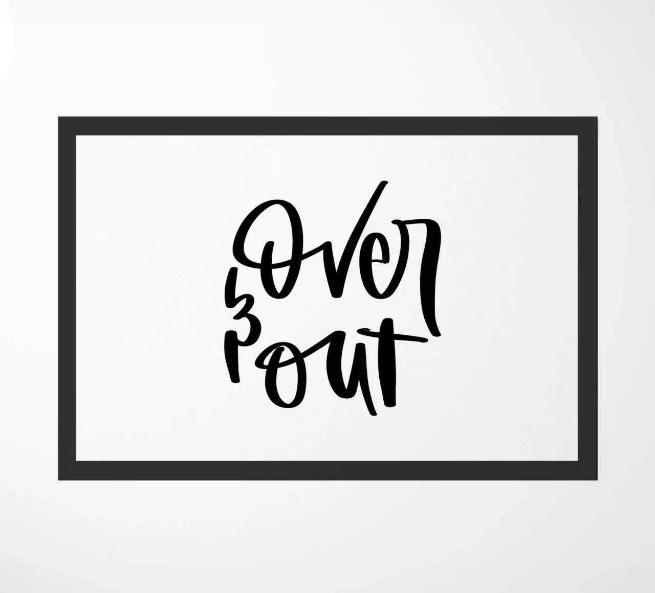 over & out zerbino da julianas.letterei