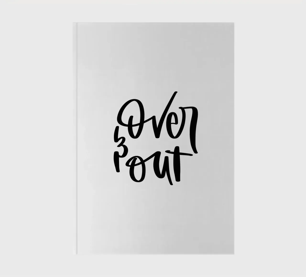 over & out notebook by julianas.letterei