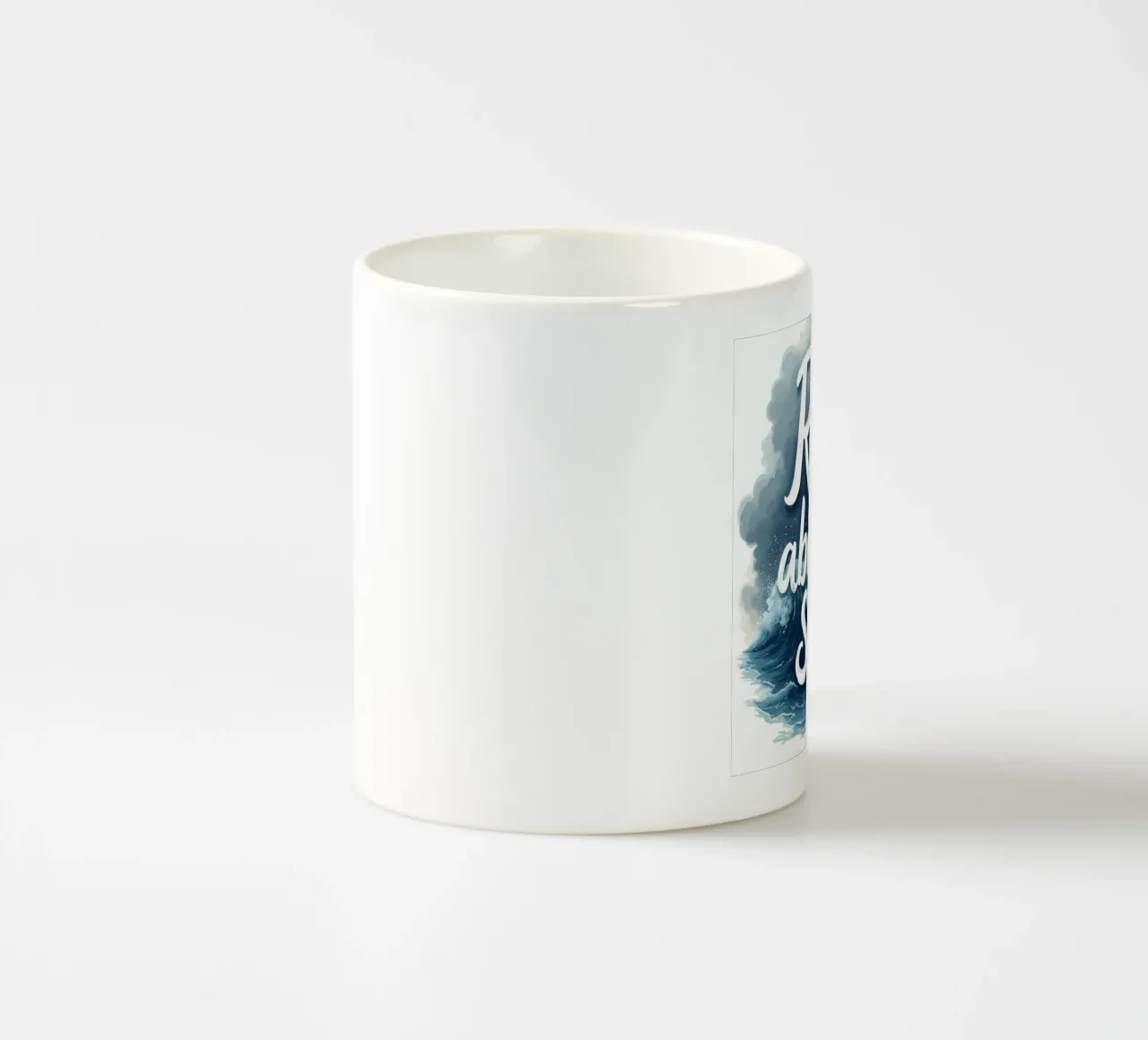 Alzarsi al di sopra della tempesta tazza in ceramica da inspirational quote
