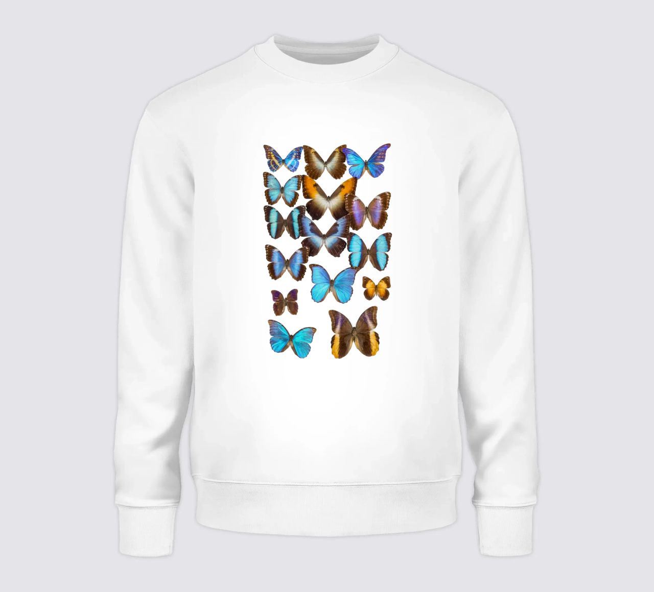 Wings of Tranquility: Exotic Butterflies felpa da Curious Collections by Marielle Leenders