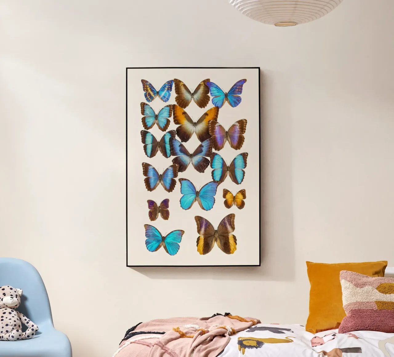 Wings of Tranquility: Exotic Butterflies plexiglass da Curious Collections by Marielle Leenders